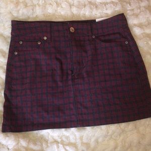 American Eagle Plaid Mini Skirt